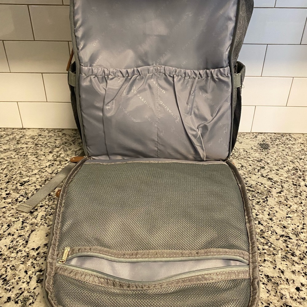 Ruvalino Gray Waterproof Multifunction Diaper Bag… - image 7